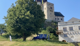 Słowacja - Zamek Trencin. 2021-07-08
