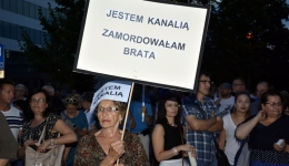 Protest w obronie Sądów. Kraków. 2017-07-20