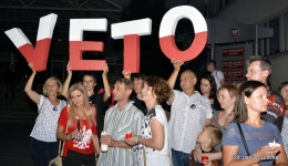 Protest w obronie Sądów. Kraków. 2017-07-20