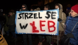 Protesty przeciw odstrzałowi dzików. 2019-01-11