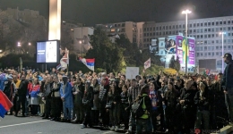 Studenckie protesty w Belgradzie
